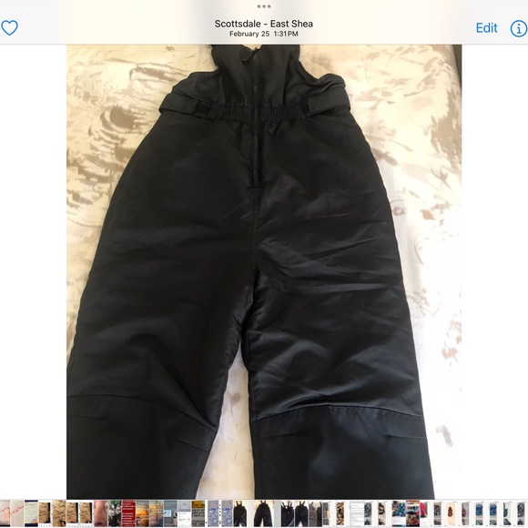 Black Snow Pants - Picture 1 of 3